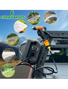 Tanque de Agua Just-V 30 Litros con Ducha para Camping 2