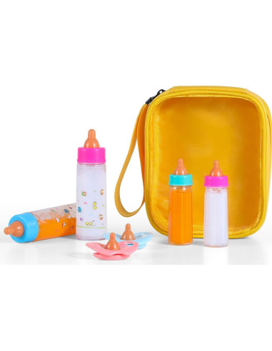 Set de Accesorios de Botella para Muñecas Kaydora 6 Piezas