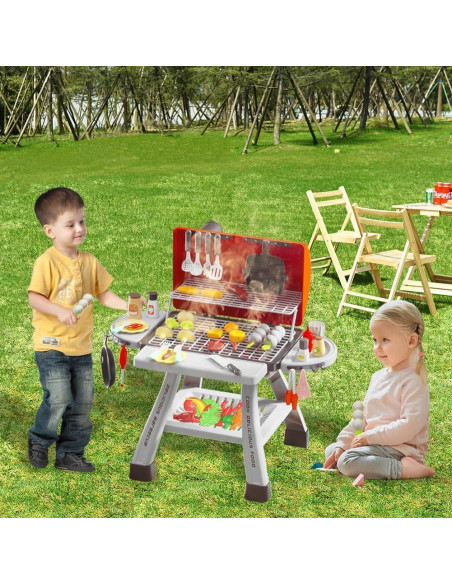 Juego de Parrilla Barbacoa Kimicare 63 Piezas para Niños Juego de Parrilla Barbacoa Kimicare 63 Piezas para Niños