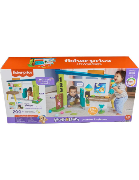 Juguete de Aprendizaje Fisher-Price Casa de Juegos 6+ Meses Juguete de Aprendizaje Fisher-Price Casa de Juegos 6+ Meses