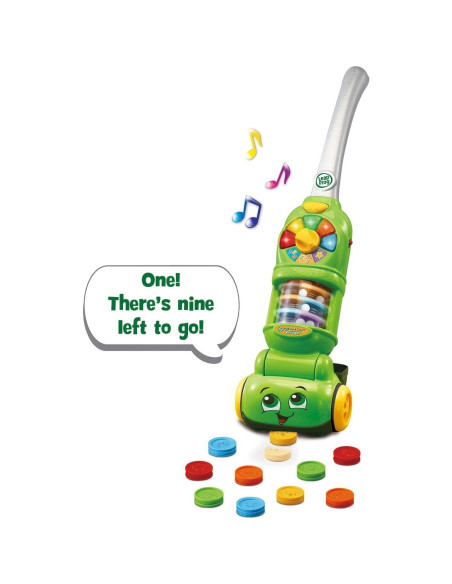 Aspiradora de Juguete VTech Recoge y Cuenta Verde Aspiradora de Juguete VTech Recoge y Cuenta Verde