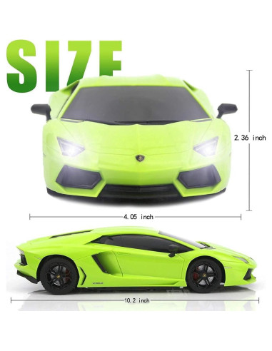 Coche RC QUN FENG Lamborghini Aventador 1:18 Verde