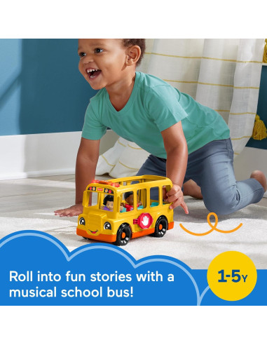 Juguete Autobús Escolar Fisher-Price Little People Musical 0.58kg