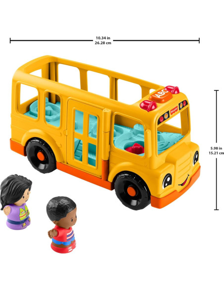 Juguete Autobús Escolar Fisher-Price Little People Musical 0.58kg Juguete Autobús Escolar Fisher-Price Little People Musical 0.58kg