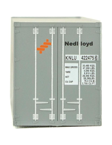 Contenedor Corrugado HO Walthers Nedlloyd 40' Hi Cube Contenedor Corrugado HO Walthers Nedlloyd 40' Hi Cube