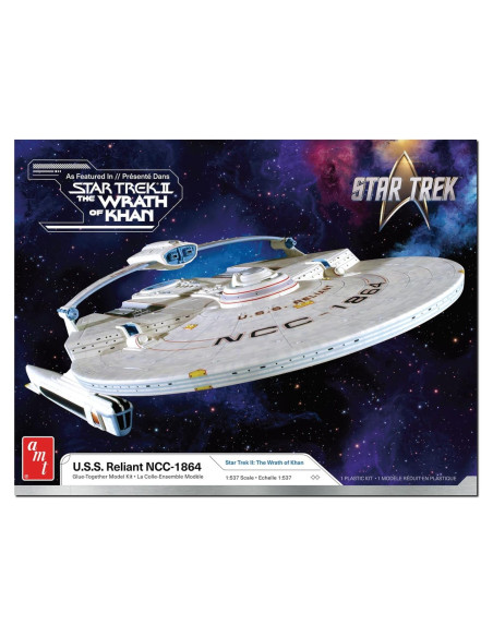 Kit de Modelo AMT Star Trek U.S.S. Reliant 36.4x9x25.4cm Kit de Modelo AMT Star Trek U.S.S. Reliant 36.4x9x25.4cm