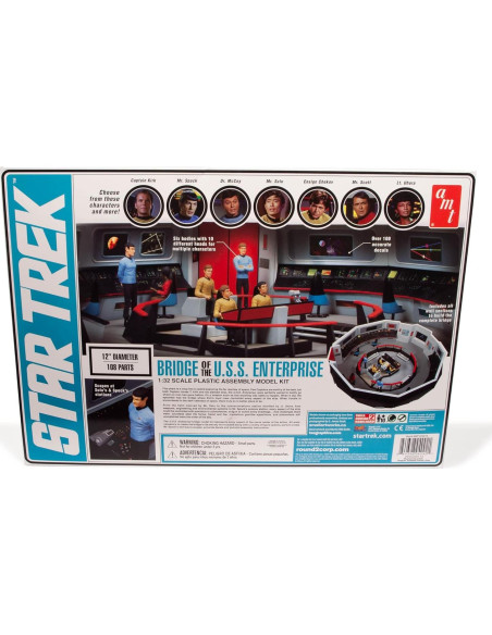 Modelo AMT Puente U.S.S. Enterprise 1:32 108 Piezas Modelo AMT Puente U.S.S. Enterprise 1:32 108 Piezas
