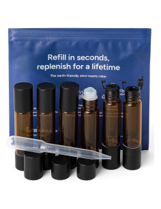 Paquete de 6 Rollers Recargables 10ml El Rodillo Recargable