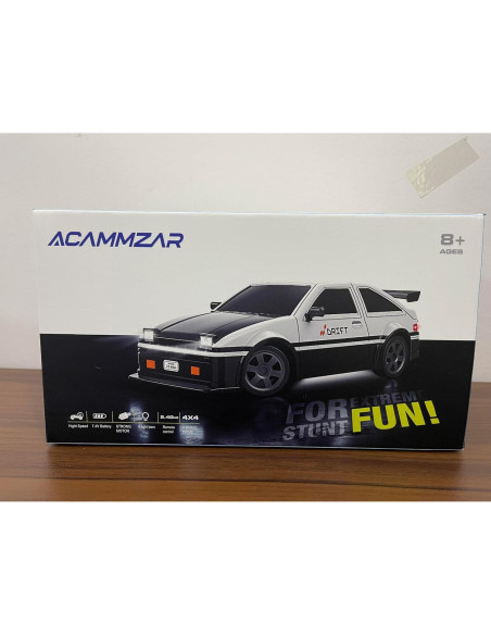 Coche RC Drift ACAMMZAR 1:16 25KM/H 4WD con Luces LED Coche RC Drift ACAMMZAR 1:16 25KM/H 4WD con Luces LED