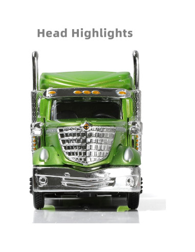 Camión Remolque Pesado MAISTO International LoneStar Verde