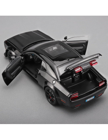 Coche de Juguete Hellcat OANMYJJO 1:24 con Luz y Sonido