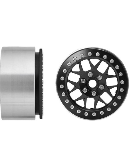 MOHERO Ruedas Beadlock 2.2" (5.08 cm) para Coche RC 1/10 MOHERO Ruedas Beadlock 2.2" (5.08 cm) para Coche RC 1/10
