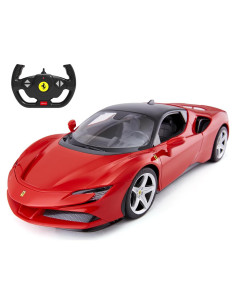 Coche RC Rastar Ferrari SF90 Stradale 1:14 Rojo 8 km/h