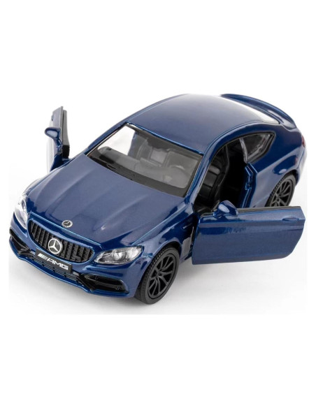 Coche de Juguete Benz C63 S AMG 1:36 Azul RMZ City Coche de Juguete Benz C63 S AMG 1:36 Azul RMZ City