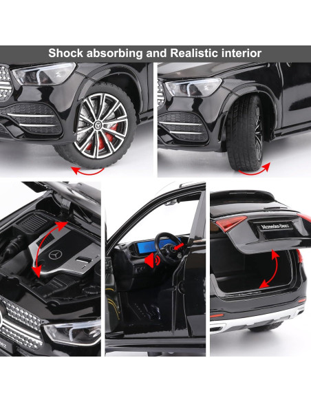 Coche de Juguete Benz GLE 350 WAKAKAC 1:24 con Sonido y Luz Coche de Juguete Benz GLE 350 WAKAKAC 1:24 con Sonido y Luz