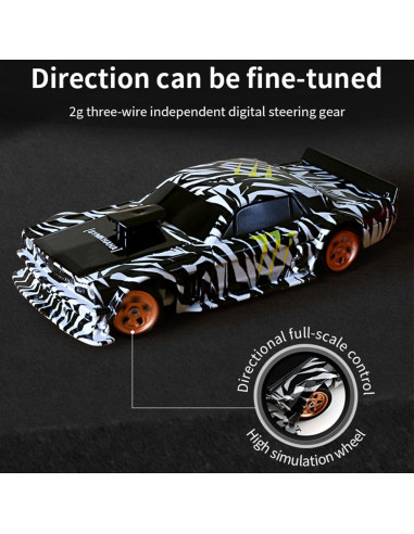 Coche Drift RC OYDL Escala 1:43 15 KM/H 4WD Proporcional