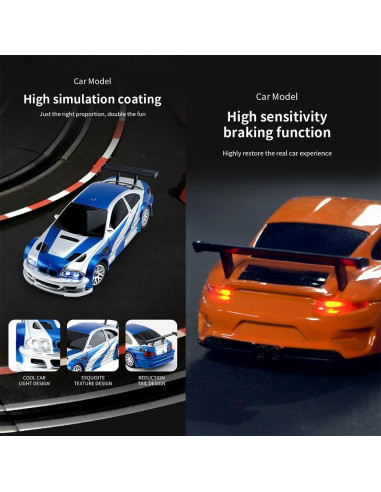 Coche Drift RC OYDL Escala 1:43 15 KM/H 4WD Proporcional