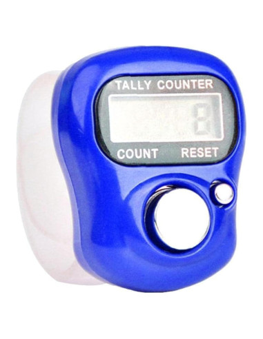 Contador Electrónico de Dedos Jowxsx Azul LED 10.9g
