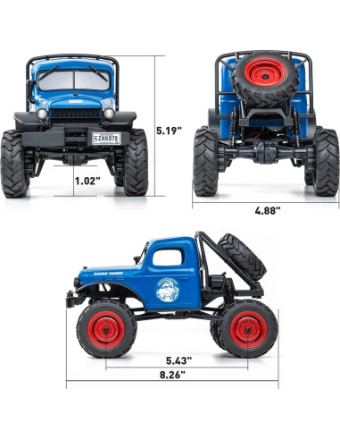 FMS Crawler RC 1/24 Power Wagon RTR 4WD Azul