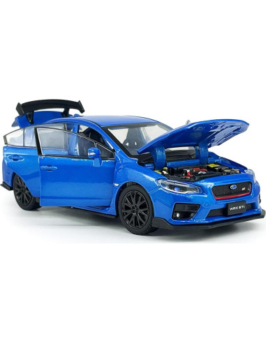 Coche Diecast Metanyl Impreza WRX STI 1/32 Azul