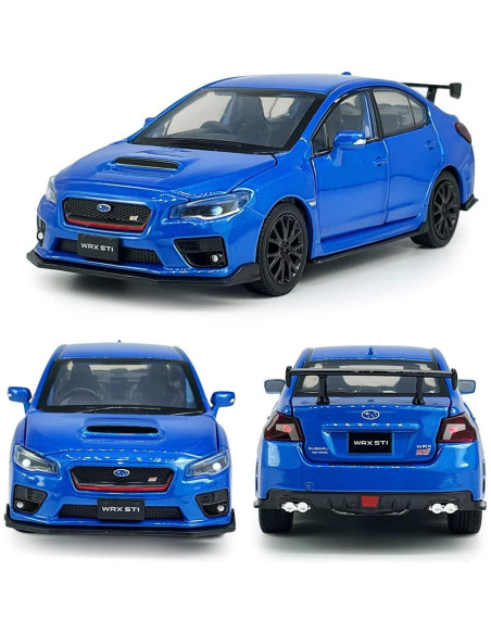 Coche Diecast Metanyl Impreza WRX STI 1/32 Azul Coche Diecast Metanyl Impreza WRX STI 1/32 Azul