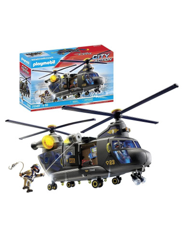 Unidad Táctica Playmobil Aeronave de Rescate 71149