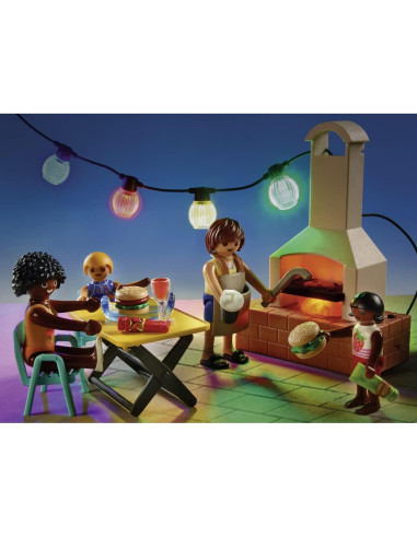 Fiesta en la Piscina Playmobil 70987 con Tobogán y Accesorios