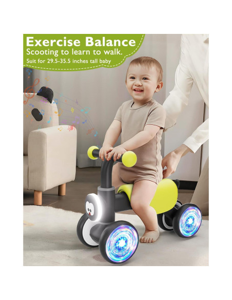 Bicicleta de Equilibrio Colorida Doselie para Bebés 12-24 Meses Bicicleta de Equilibrio Colorida Doselie para Bebés 12-24 Meses