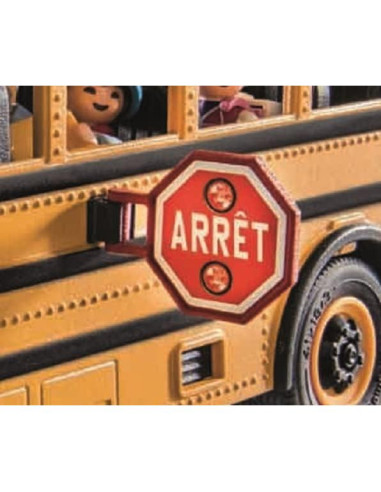 Autobús Escolar Playmobil 70983 con 4 Figuras y Accesorios