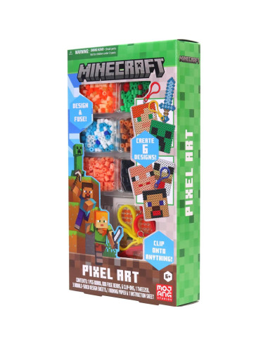 Kit de Manualidades Minecraft Pixel Art Tara Toys 800 Cuentas