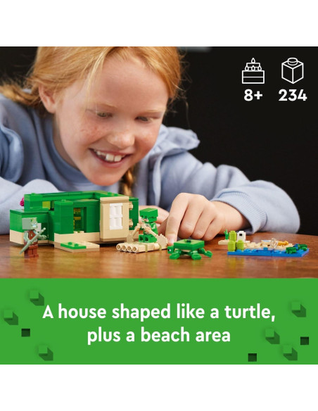 LEGO Minecraft Casa de Playa Tortuga 21254 - 234 Piezas LEGO Minecraft Casa de Playa Tortuga 21254 - 234 Piezas