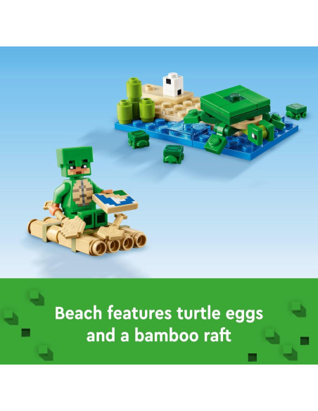 LEGO Minecraft Casa de Playa Tortuga 21254 - 234 Piezas LEGO Minecraft Casa de Playa Tortuga 21254 - 234 Piezas