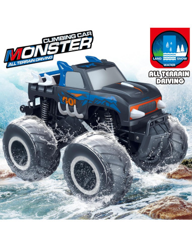 Camión Monstruo RC Threeking 1:16 Impermeable 4WD 0,91 kg