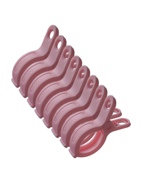 Pinzas de Ropa Glowhitch Pesadas 8 Piezas Rosa Antideslizantes Pinzas de Ropa Glowhitch Pesadas 8 Piezas Rosa Antideslizantes