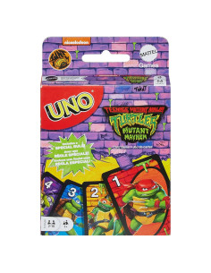 Juego de Cartas UNO Tortugas Ninja Mutantes Mattel 0,14 kg