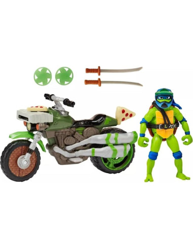 Ciclo de Patada Ninja Leonardo Playmates Toys 30cm