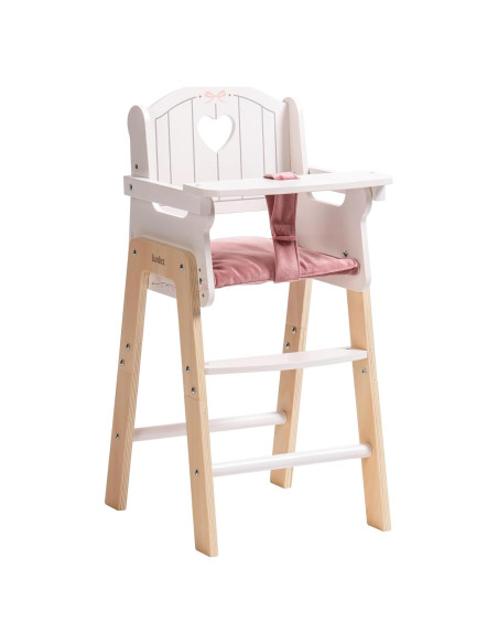 Silla Alta para Muñecas ROBUD con Cojín y Mesa Móvil Silla Alta para Muñecas ROBUD con Cojín y Mesa Móvil