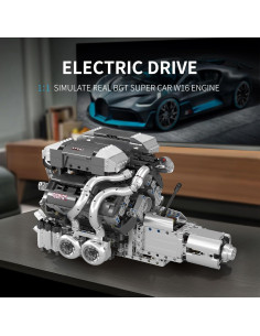 Mould King 10201 Motor W16 Eléctrico 16 Cilindros 2,18 kg 2