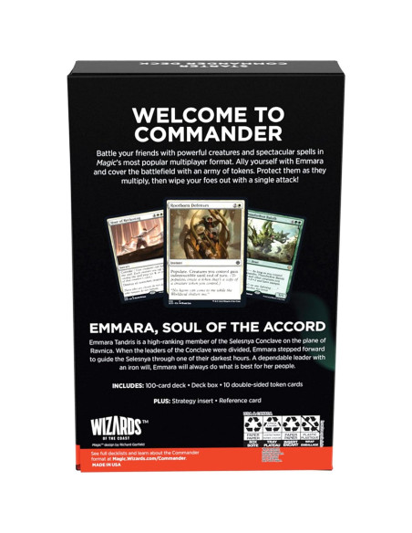 Mazo Commander Magic: The Gathering Token Triumph Verde-Blanco Mazo Commander Magic: The Gathering Token Triumph Verde-Blanco