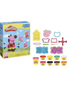 Juego de Estilismo Peppa Pig Play-Doh 9 Latas 11 Herramientas 2