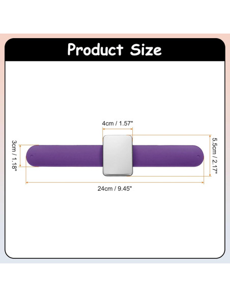 Funda Magnética de Muñeca HARFINGTON Silicona Púrpura Funda Magnética de Muñeca HARFINGTON Silicona Púrpura