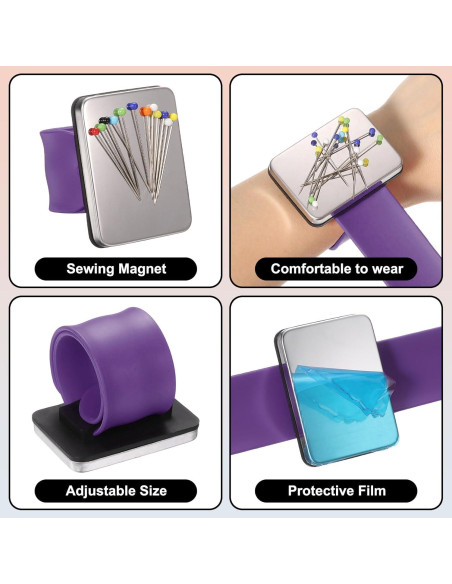 Funda Magnética de Muñeca HARFINGTON Silicona Púrpura Funda Magnética de Muñeca HARFINGTON Silicona Púrpura