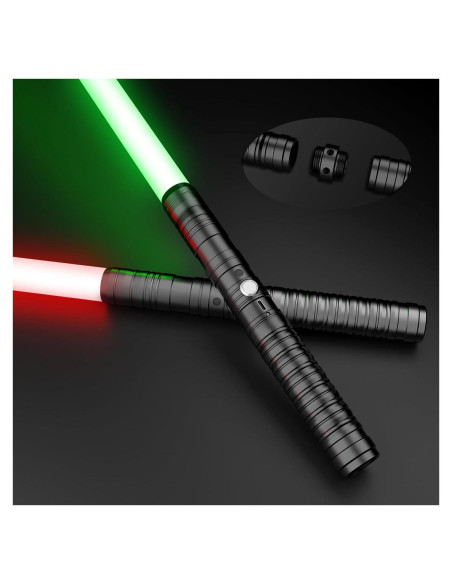 Sables de Luz Oueyes Tipo-C Doble Hoja 16 Colores 78,74 cm Sables de Luz Oueyes Tipo-C Doble Hoja 16 Colores 78,74 cm