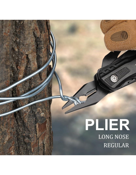 Cuchillo Multi-herramienta Titorld 9 en 1 Acero Inoxidable Cuchillo Multi-herramienta Titorld 9 en 1 Acero Inoxidable