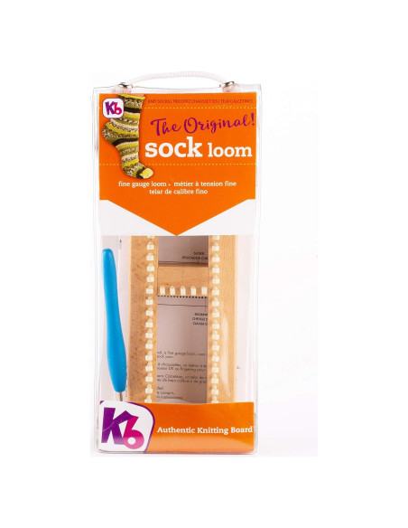 Telar de Calcetines Ajustable Authentic Knitting Board 60 Ganchos Telar de Calcetines Ajustable Authentic Knitting Board 60 Ganchos