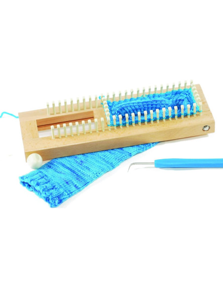 Telar de Calcetines Ajustable Authentic Knitting Board 60 Ganchos Telar de Calcetines Ajustable Authentic Knitting Board 60 Ganchos