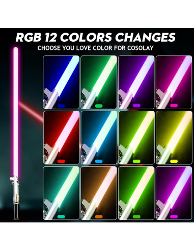 Sable de Luz RGB BSTSABER 106.68 cm 39 Efectos Sonido