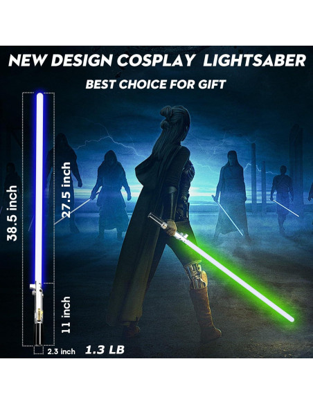 Sable de Luz RGB BSTSABER 106.68 cm 39 Efectos Sonido Sable de Luz RGB BSTSABER 106.68 cm 39 Efectos Sonido