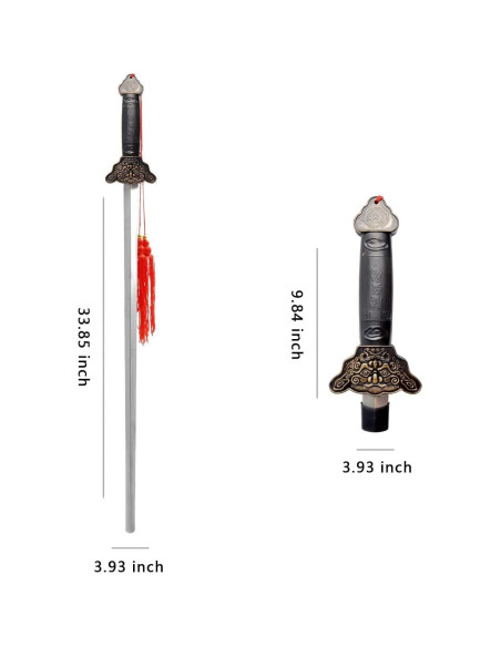 Espada Telescópica de Acero Inoxidable Polímero Simple 85.85 cm Espada Telescópica de Acero Inoxidable Polímero Simple 85.85 cm