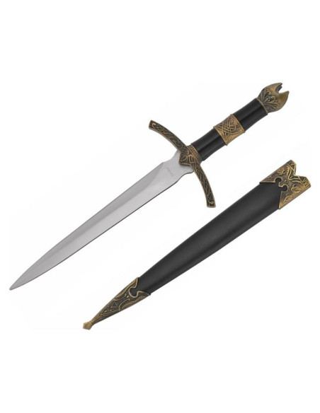 Daga Medieval Wuu Jau H-5923 con Mango Dorado 35,56 cm Daga Medieval Wuu Jau H-5923 con Mango Dorado 35,56 cm